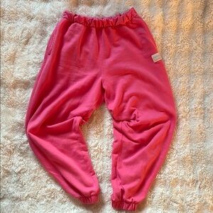Hollister Pink Joggers Elastic Waistband Soft Material